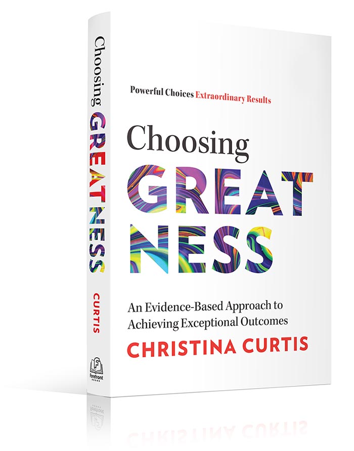 book: choosing greatness, by: Christina Curtis