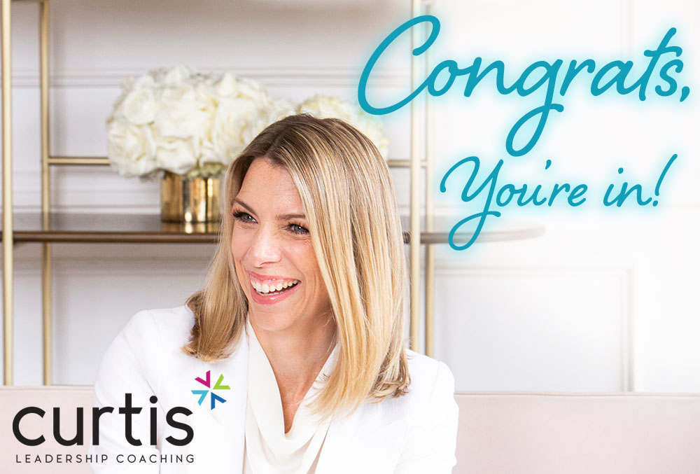 Christina Curtis - Congrats! You're in